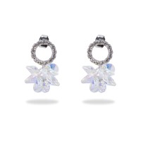 Lootkabazaar Korean Made Swarovski Drop Earring For Women (KHMSSJDES111813)